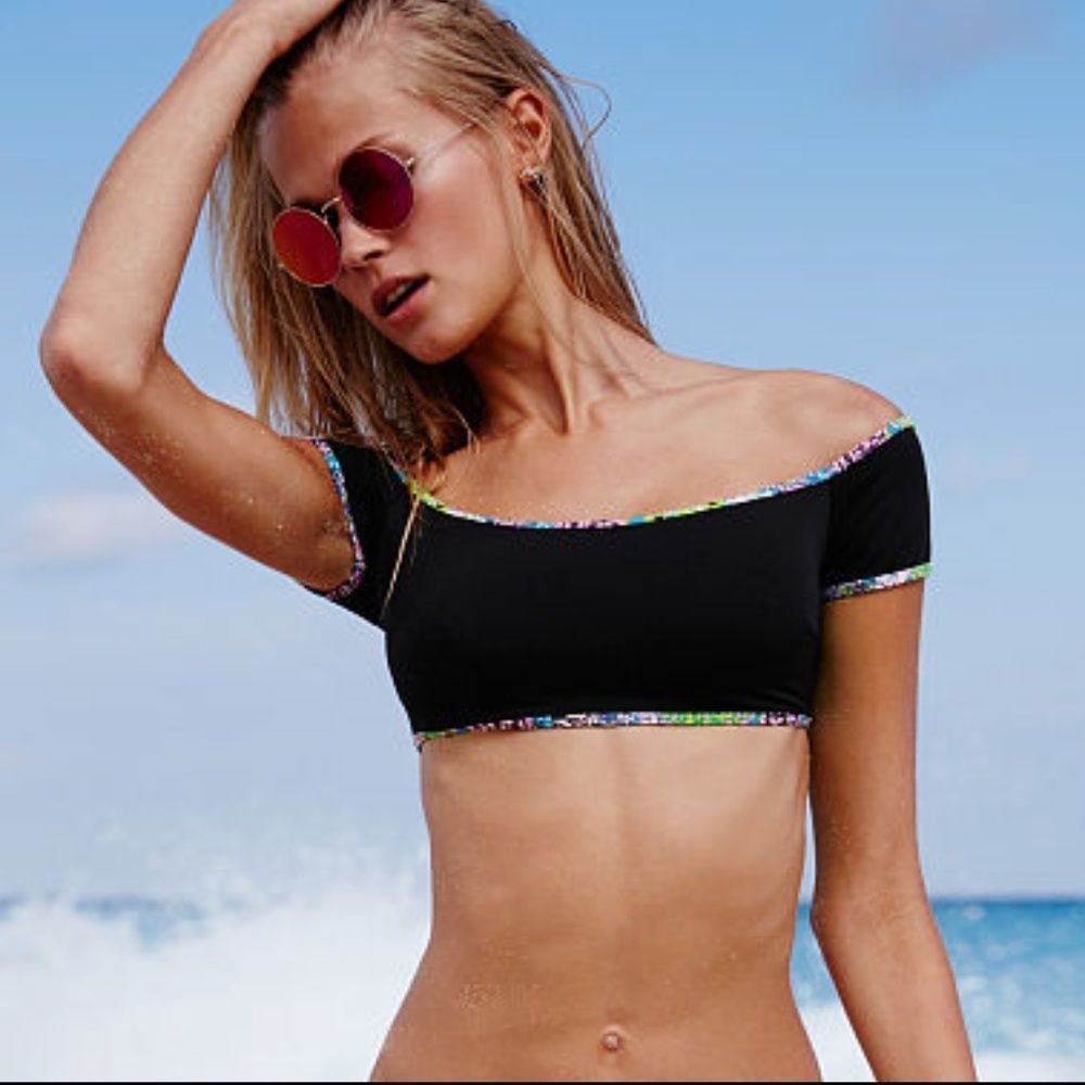 VS Bali Off Shoulder Crop Bikini Top